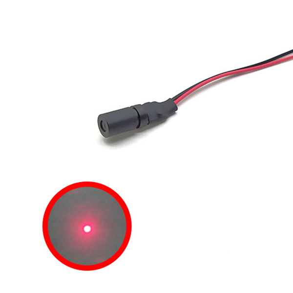 650nm 5mW 레이저 모듈 Dot φ6mm Small Size High Temperature Resistance Laser